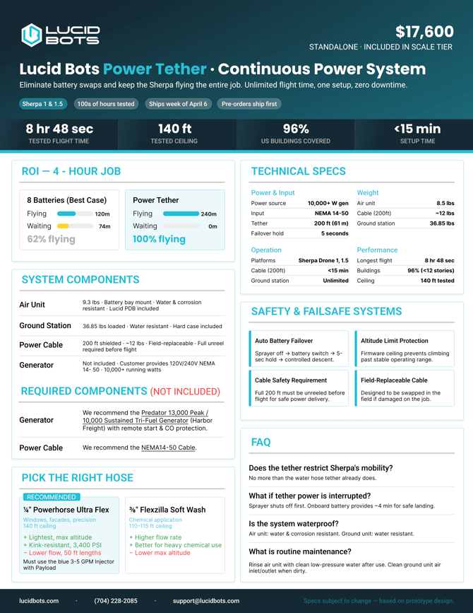 Power Tether Brochure